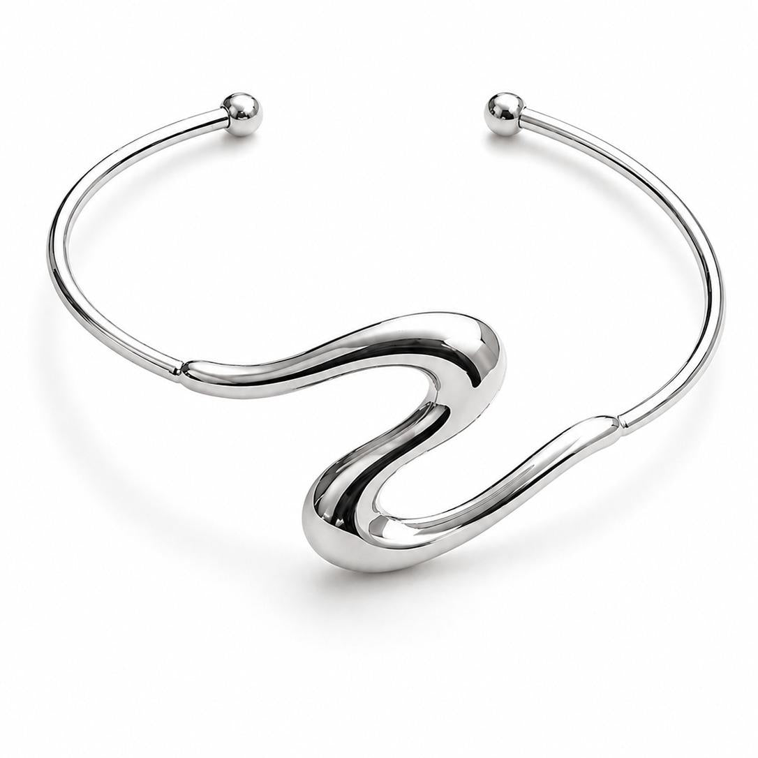 Bracciale cuff xeena in acciaio