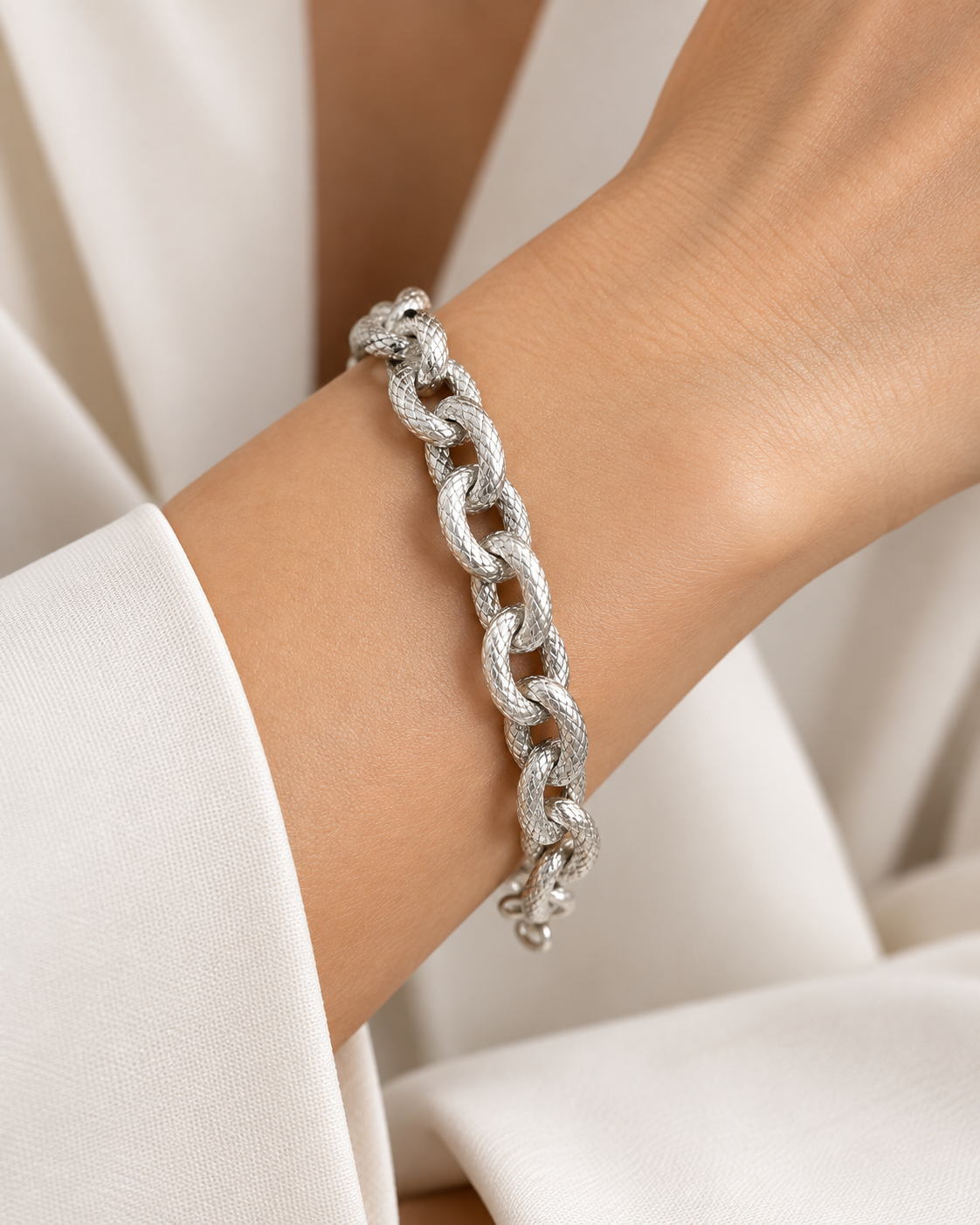 Bracciale catena silver