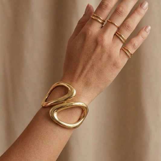 Bracciale Rigido Onda
