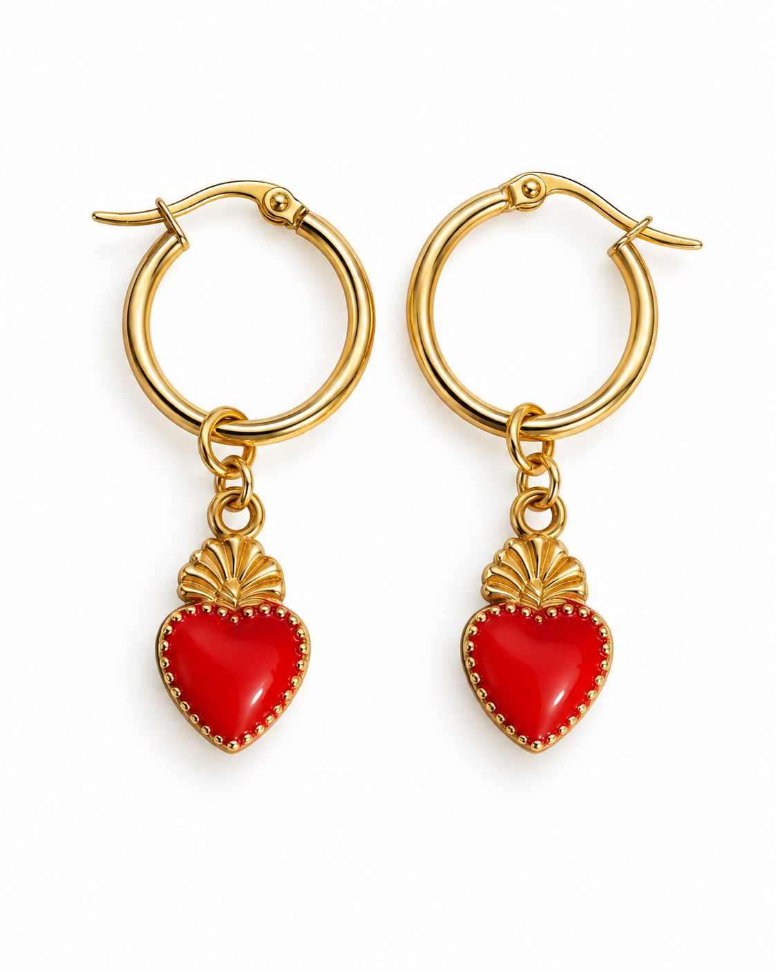 Orecchini Cuore Sacro