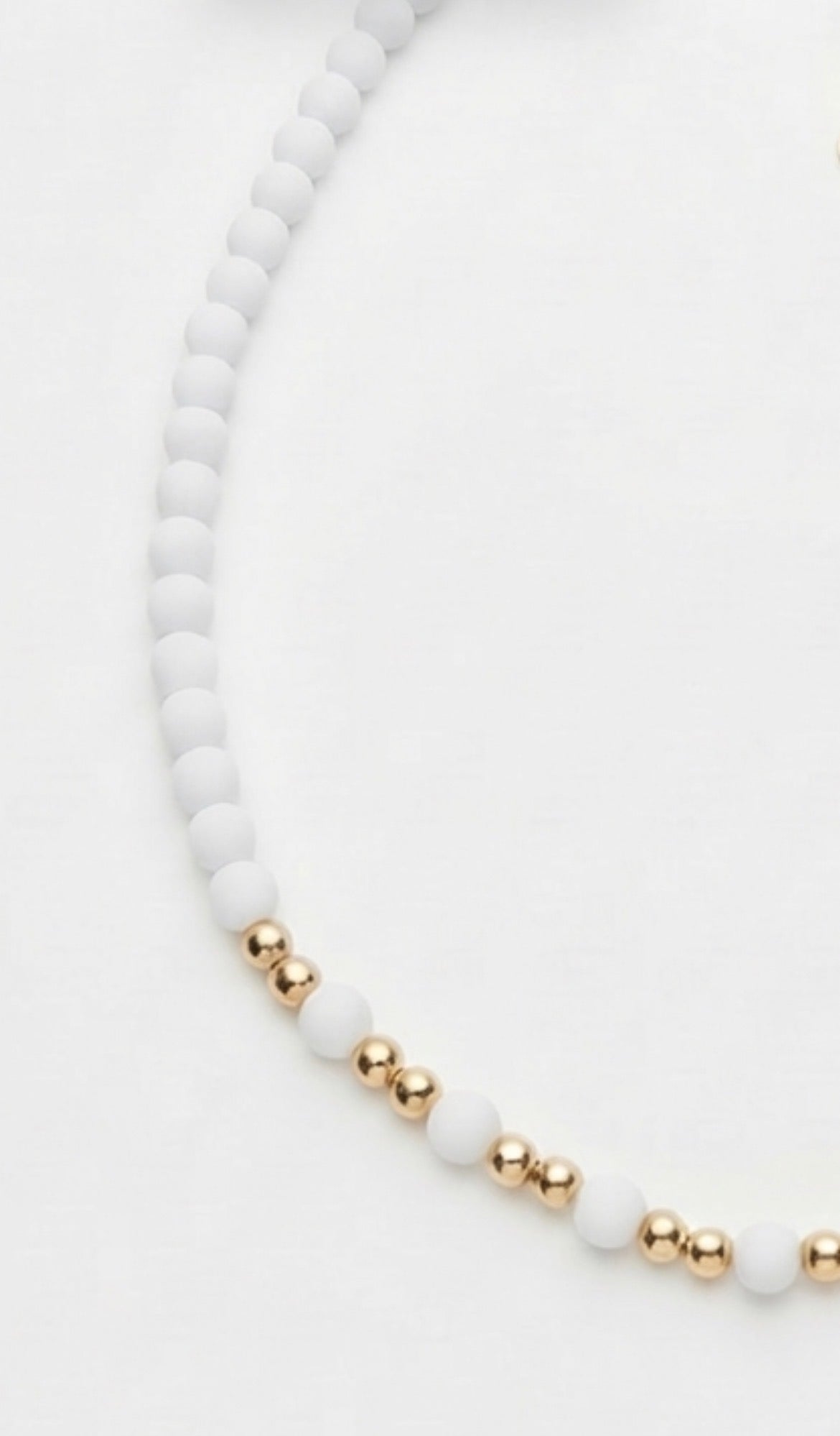 Collana Capri acciaio e perline