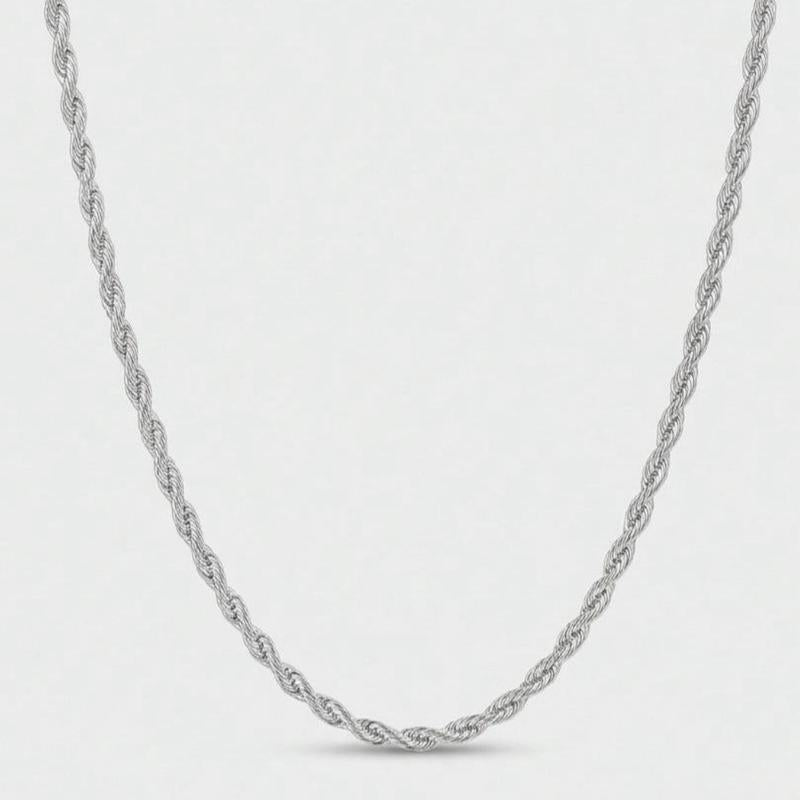 Girocollo Corda Slim Acciaio inossidabile con Chiusura Regolabile in Gold e Silver per Look Elegante e Versatile
