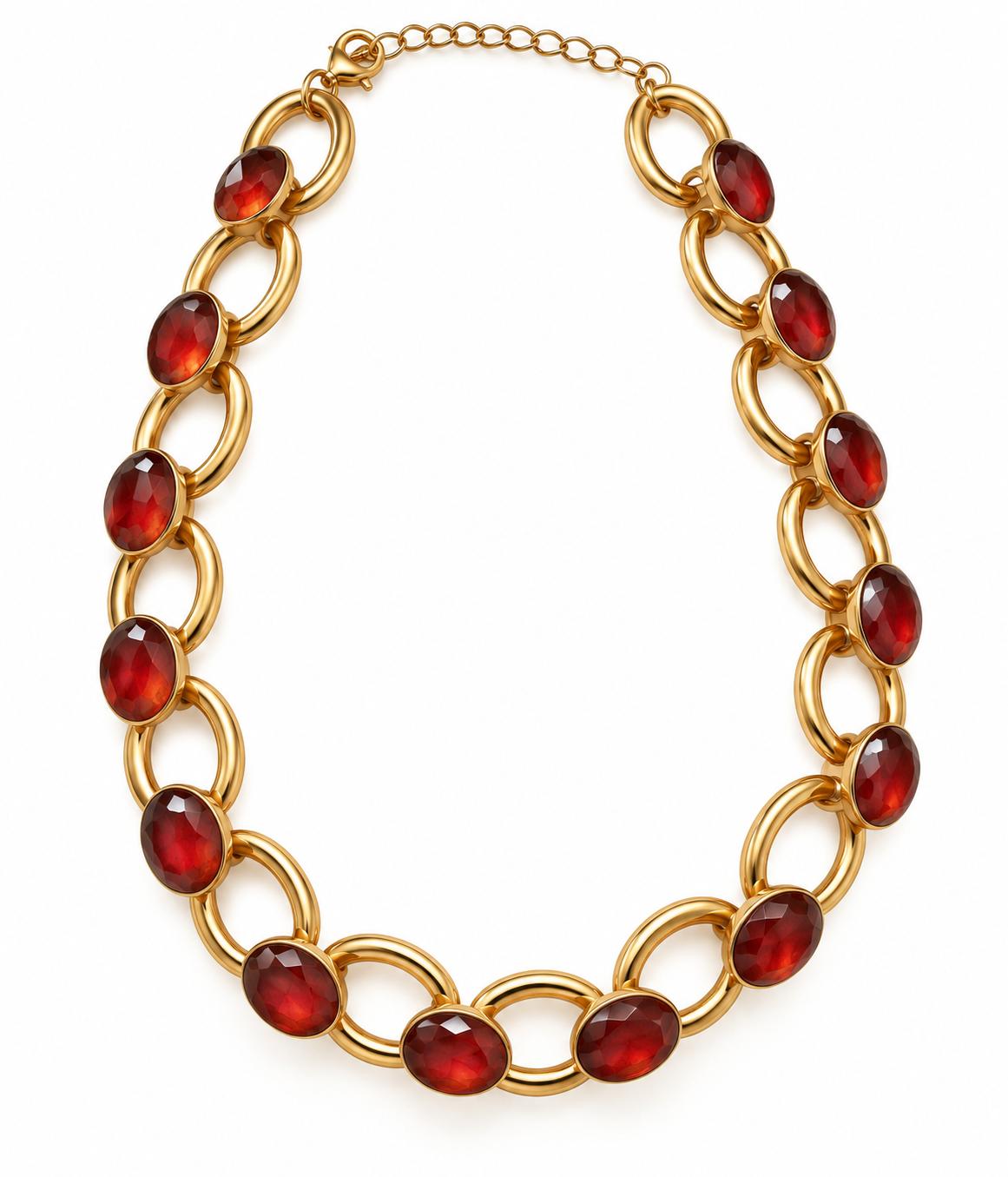 Collana Dea acciaio e pietre accessorize collanees tive
