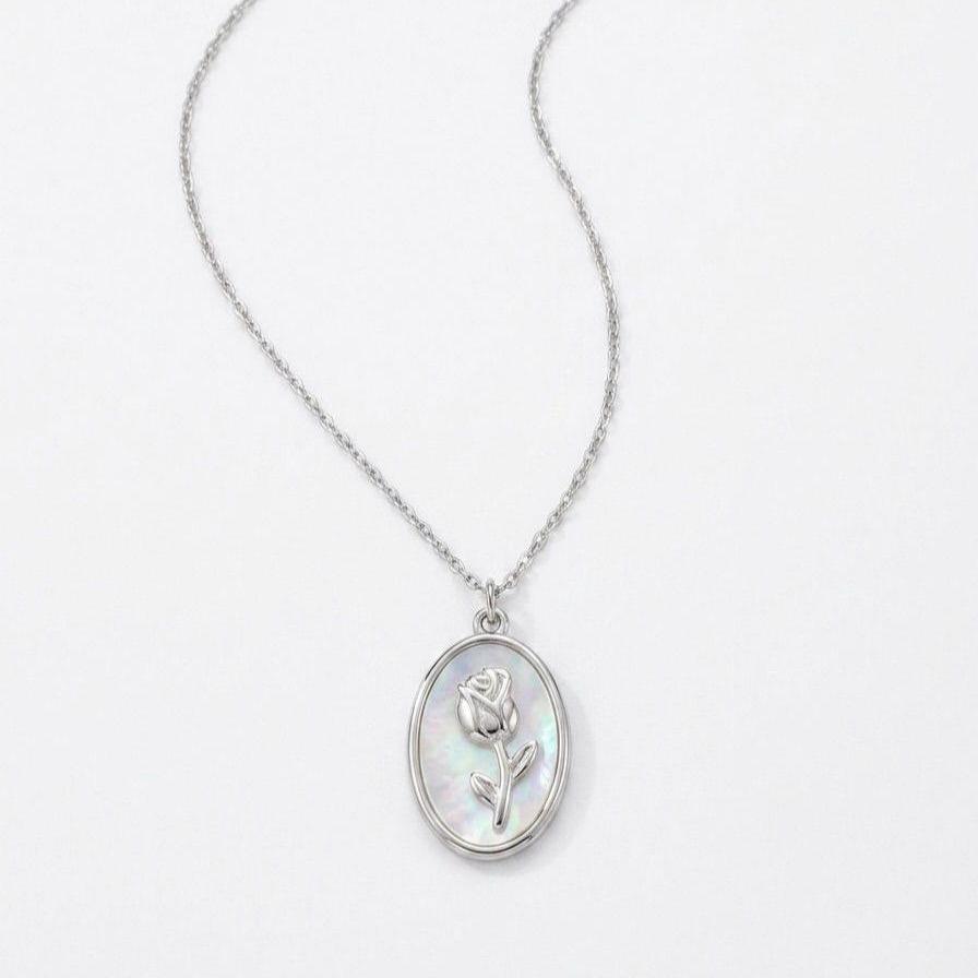 Collana Rose madreperla Silver
