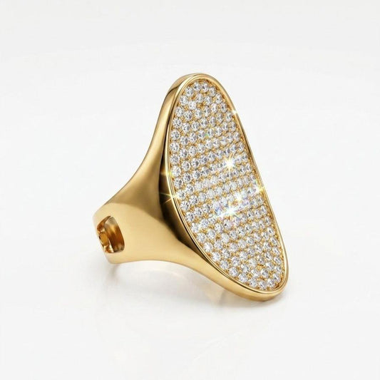 Anello Iconyc Acciaio e Pavè di zirconi