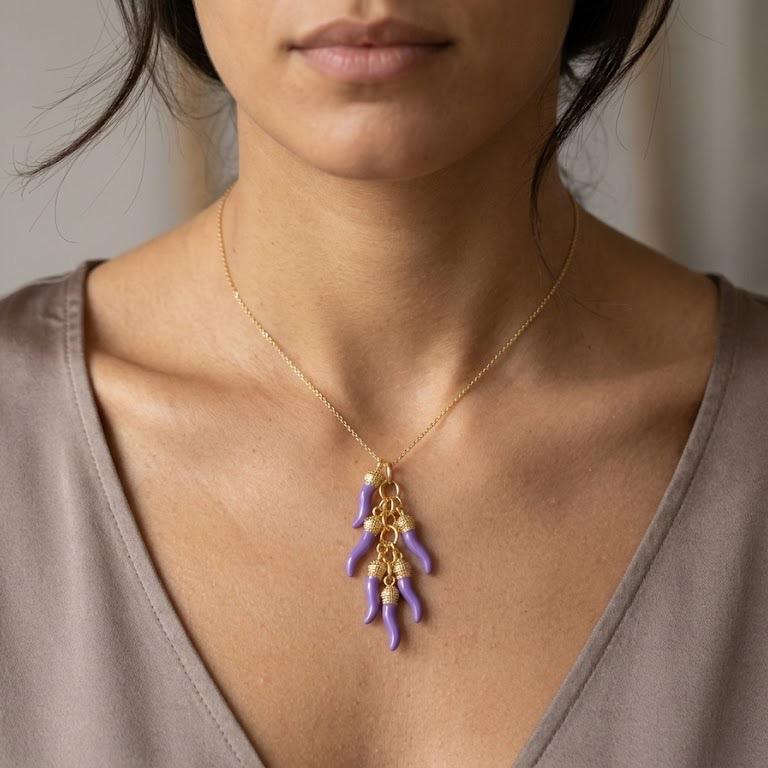 Malessere Collana  Realizzata a Mano Design Elegante e Unico