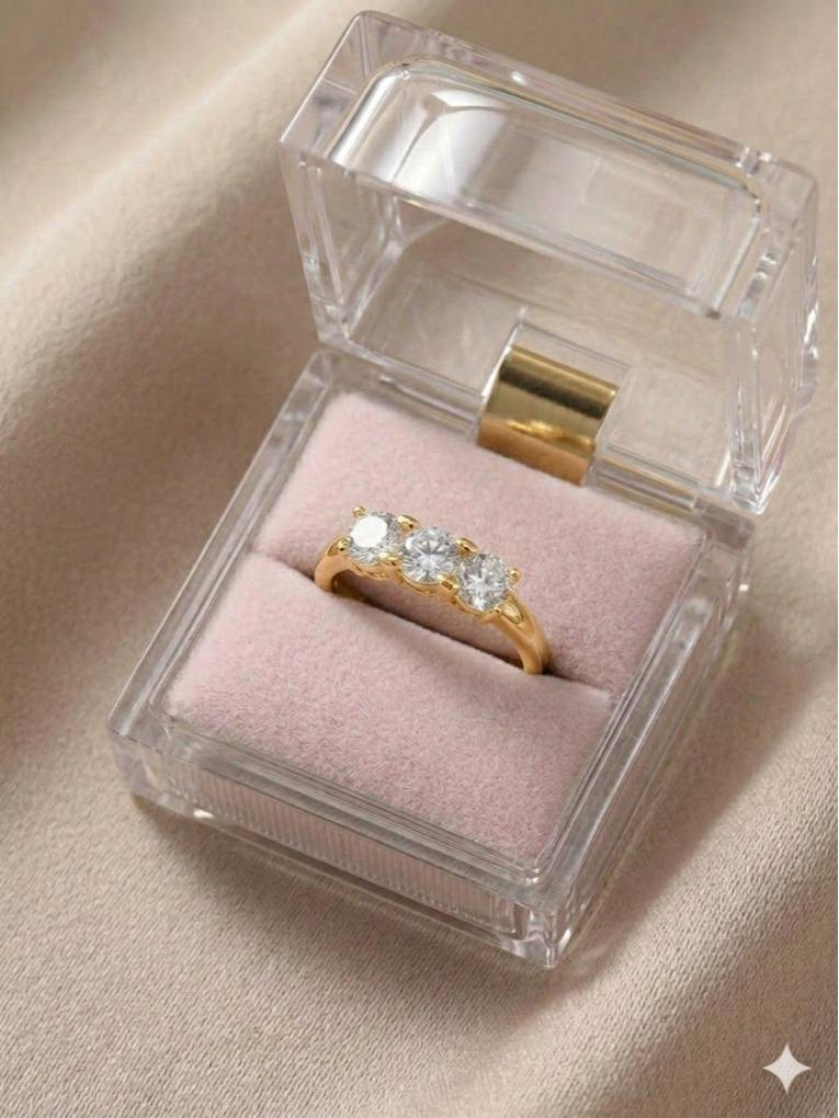 Anello Trilogy Regolabile Nadir – Disponibile in silver e gold