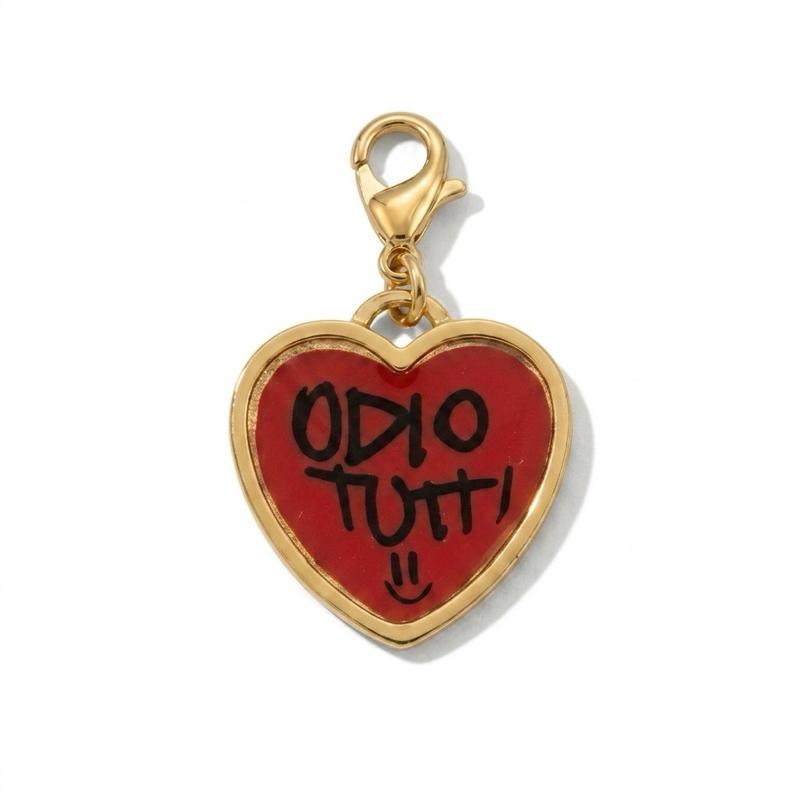 Charms con moschettone in acciaio inossidabile adatte ad ogni tipo di collana o bracciale