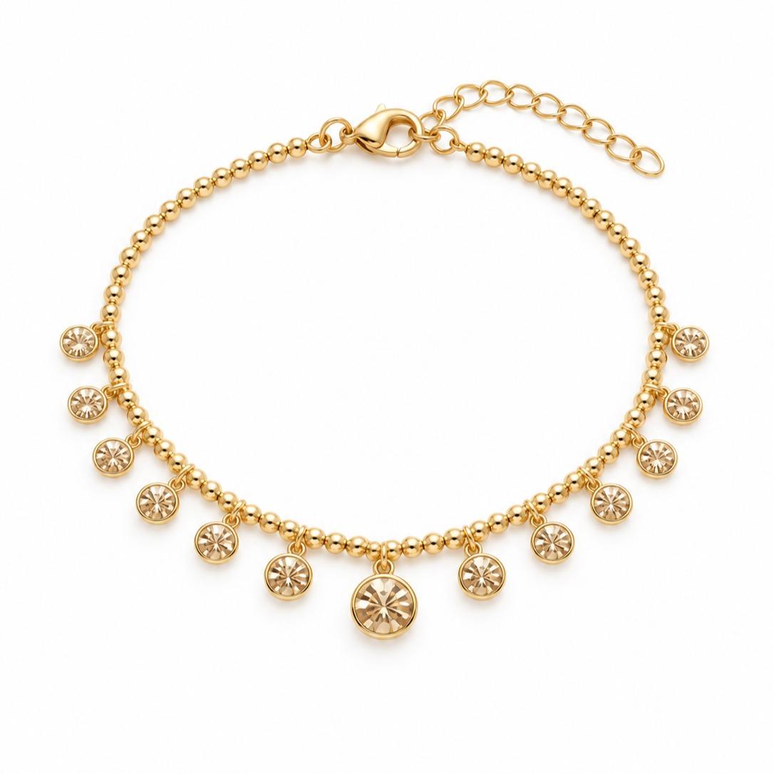 Bracciale Aurelia in acciaio e zirconi