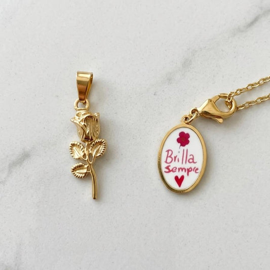 Charms in Acciaio Inox - Simboli di Te Eleganti e Unici per Braccialetti e Collane