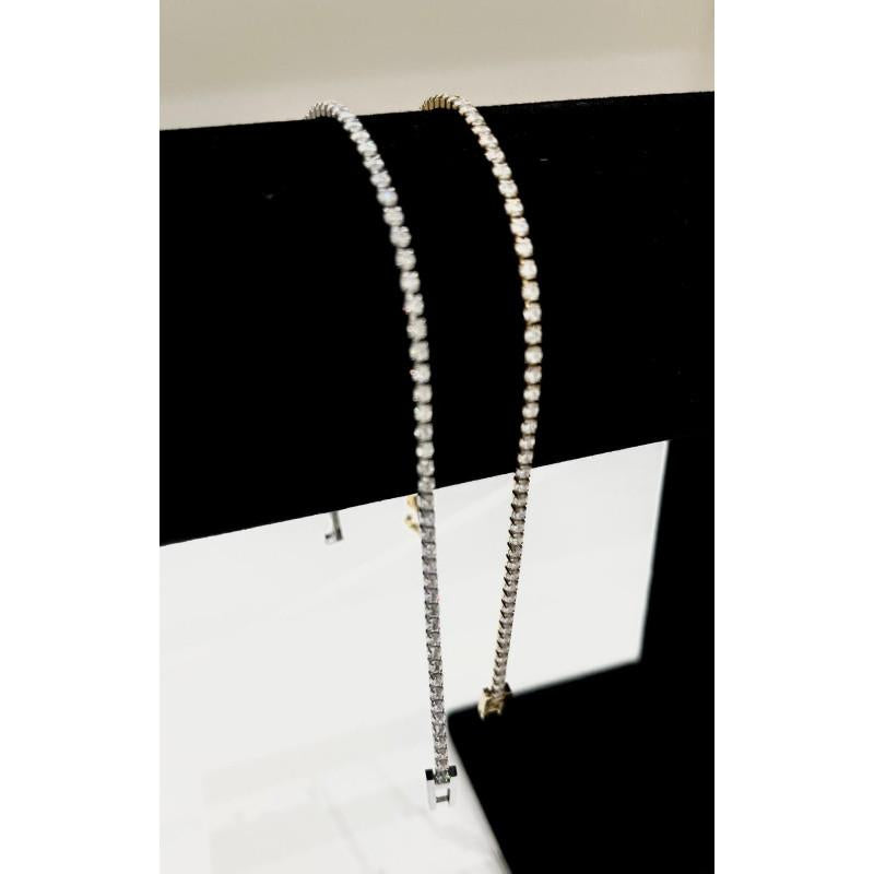 Bracciale SLIM TENNIS con Zirconi Bianchi con chiusura regolabile Luminosi in Versione Argento o Dorata Versatile e Perfetto per Ogni Outfit