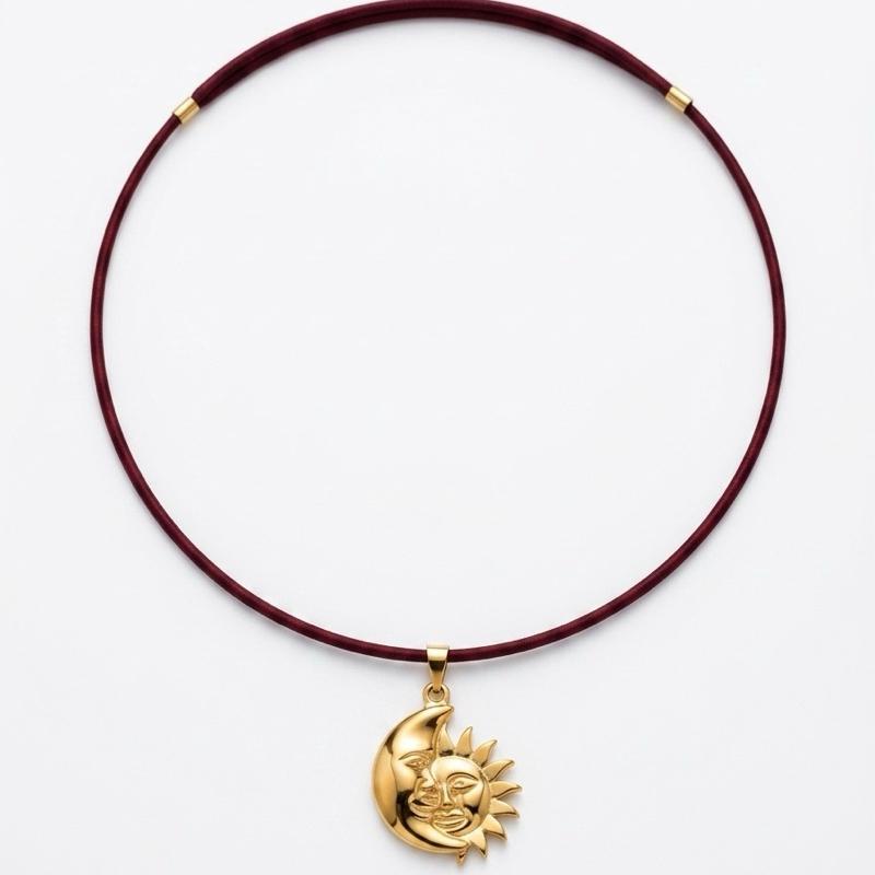 Collana Magnetica "Infinity Loop"  Intramontabile Chiusura Istantanea Regolabile al 100% Multi-look Eleganti Terminali Dorati per Charm Interchangeable