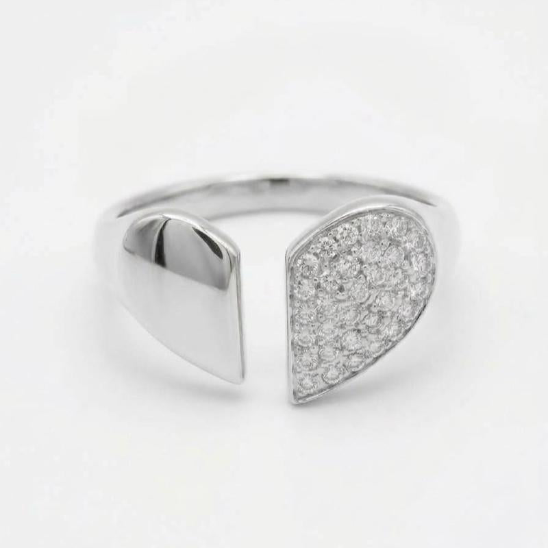 Anello Double Soul acciaio e zirconi