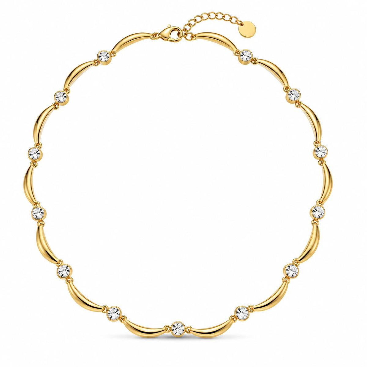 Collana Eterna acciaio e zirconi accessorize collanees tive