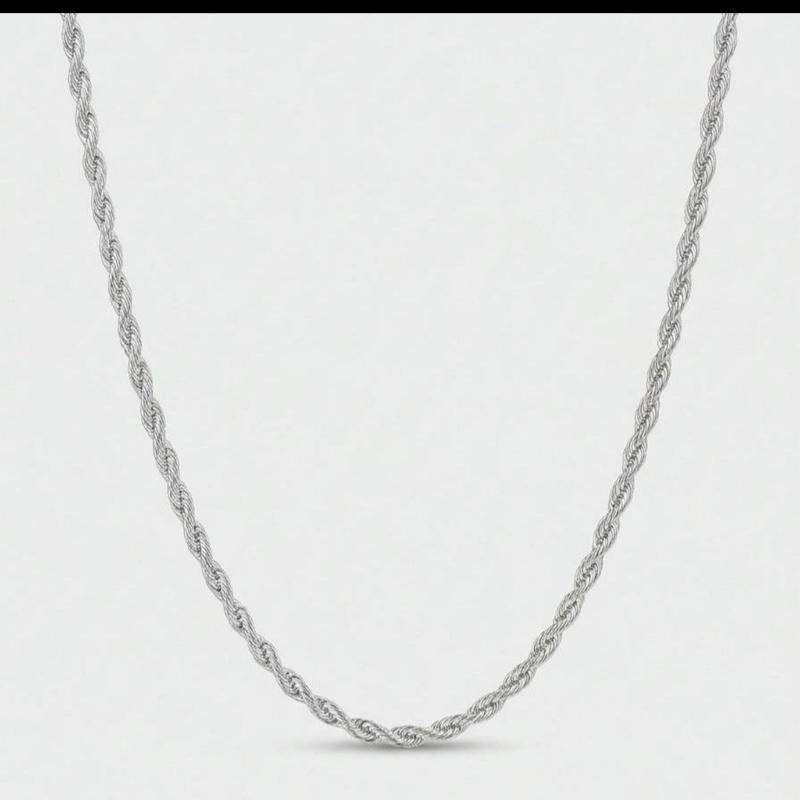 Girocollo Corda Slim Acciaio inossidabile con Chiusura Regolabile in Gold e Silver per Look Elegante e Versatile
