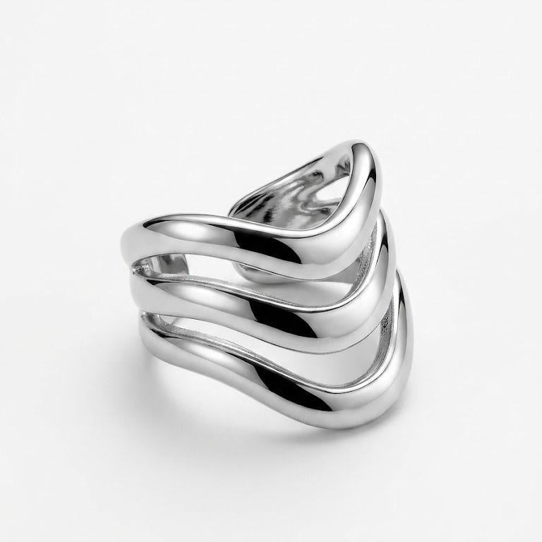 Anello Versus Acciaio inossidabile regolabile