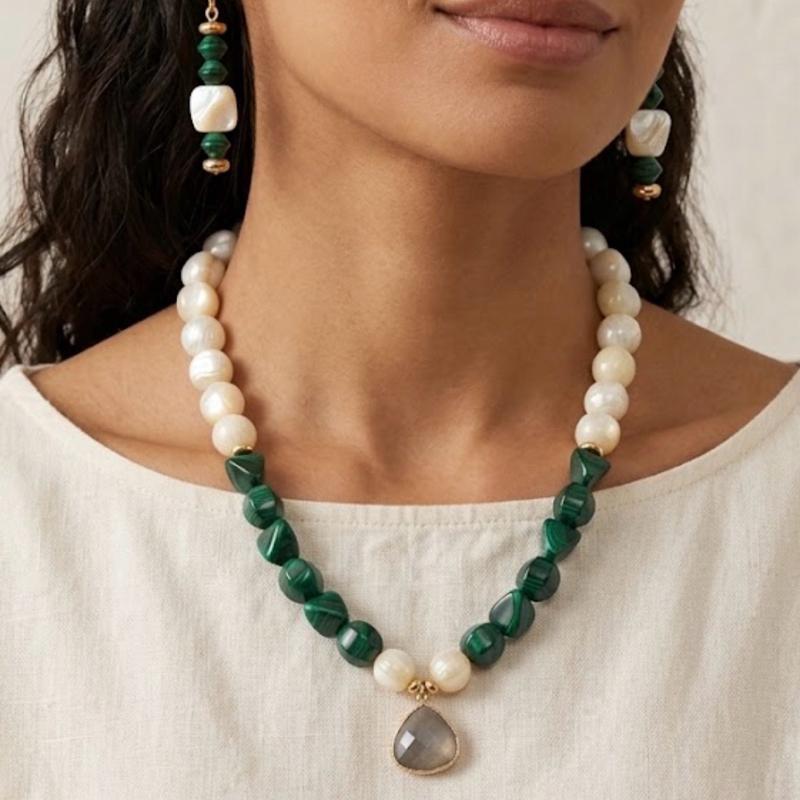 Parure Aurora Gem Collezione artigianale