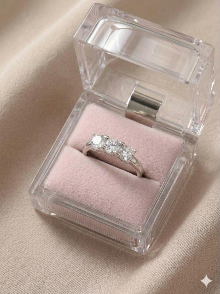 Anello Trilogy Regolabile Nadir – Disponibile in silver e gold