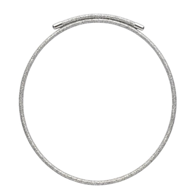 Collana Magnetica "Infinity Loop"  Intramontabile Chiusura Istantanea Regolabile al 100% Multi-look Eleganti Terminali Dorati per Charm Interchangeable
