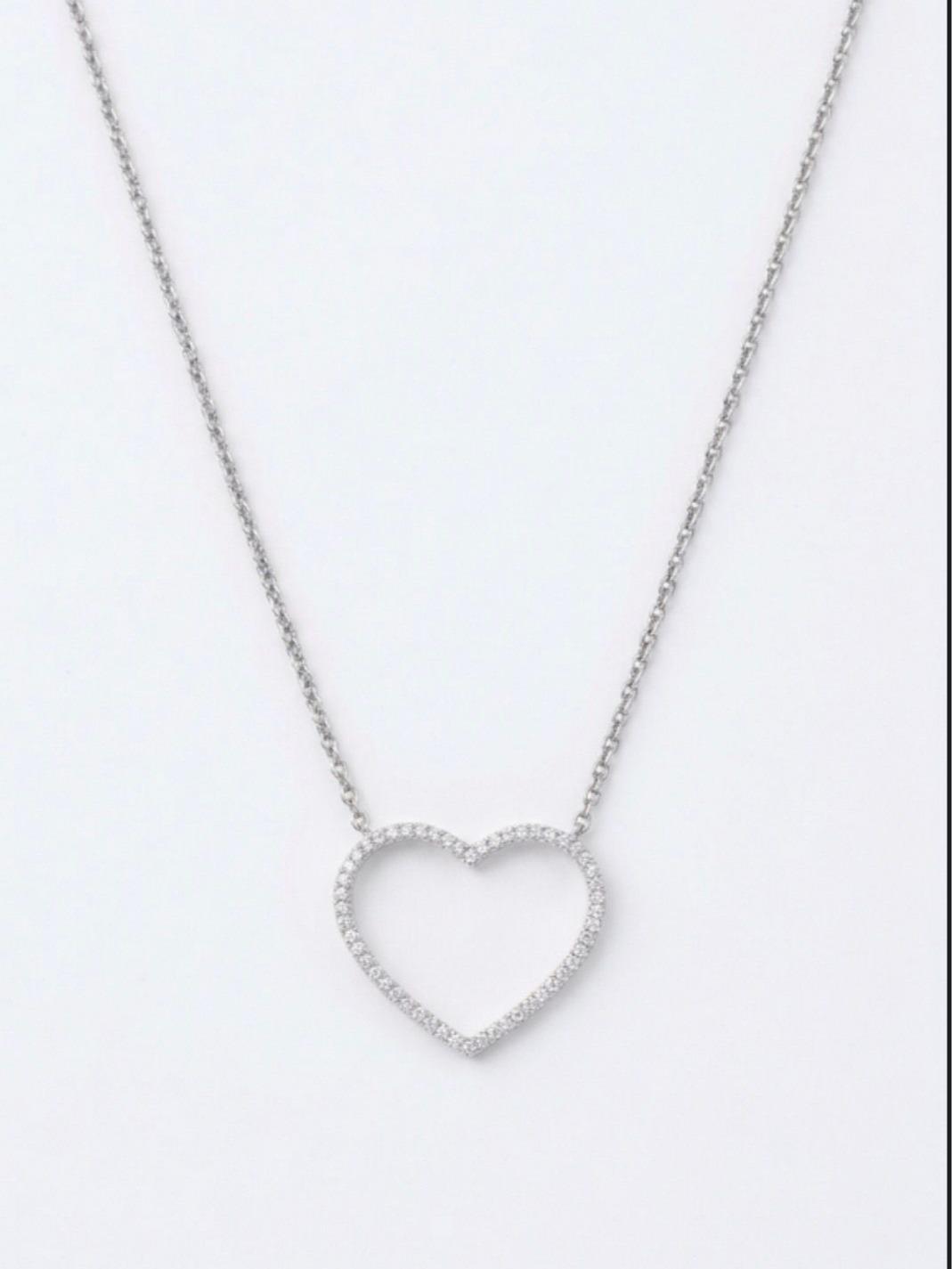 Collana Amour in acciaio e cristalli  – L'essenza dell'amore in un design senza tempo