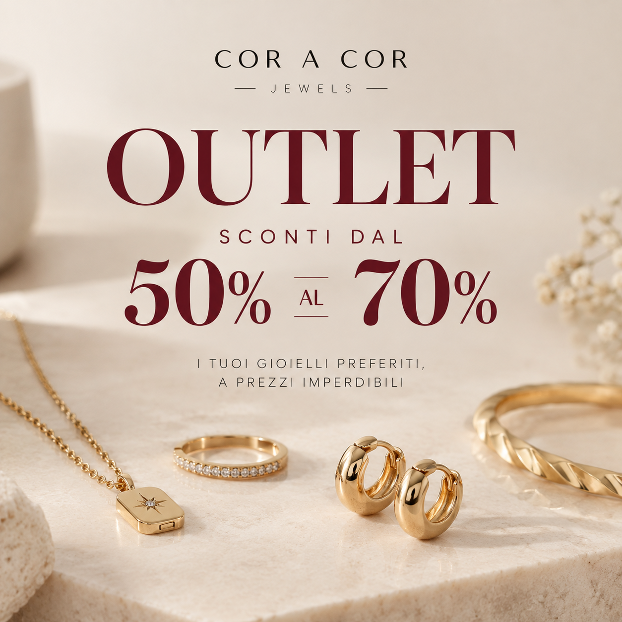 Outlet - sconti dal 50% al 70%