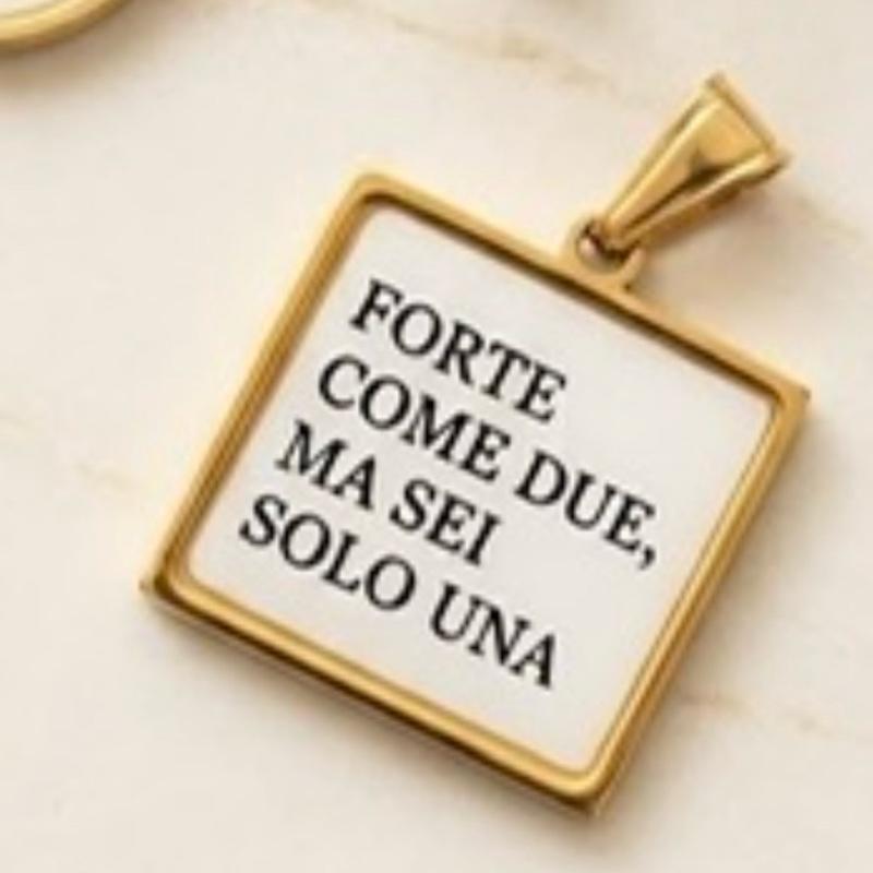Charms in Acciaio Inox - Simboli di Te Eleganti e Unici per Braccialetti e Collane