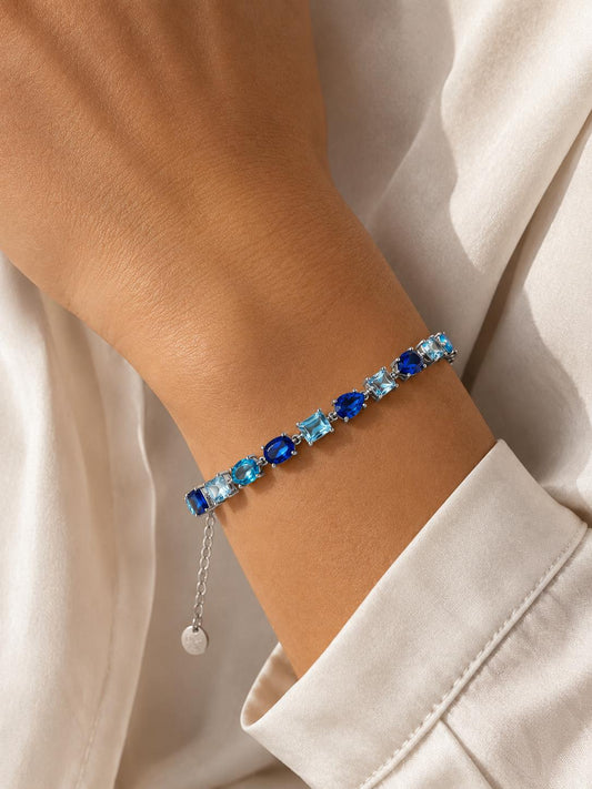 Bracciale Royal in acciaio e Cristalli, elegante e sofisticato