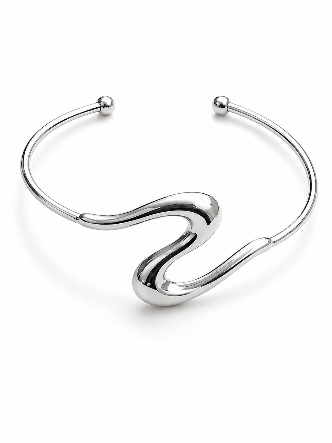 Bracciale cuff xeena in acciaio