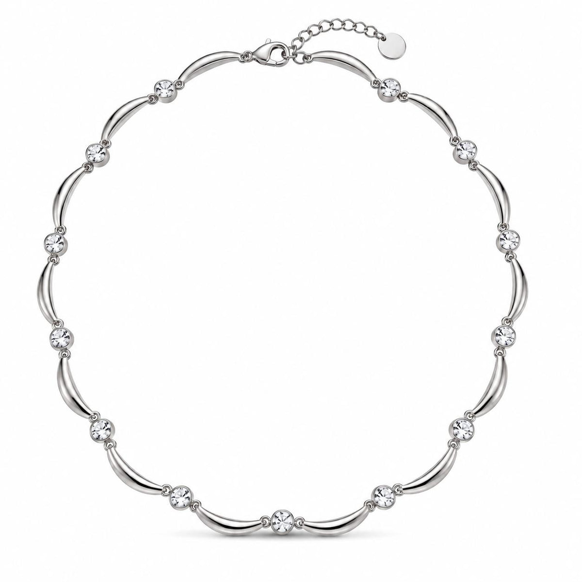 Collana Eterna acciaio e zirconi accessorize collanees tive