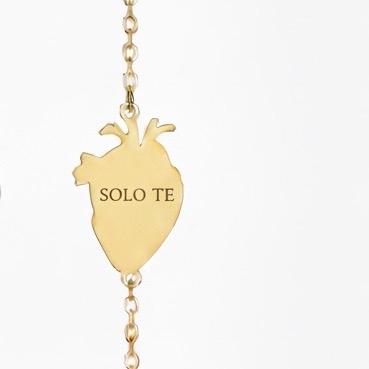 Bracciale Battito in Acciaio Inox con Incisione Personalizzabile Design Anatomico Cuore Alta Qualità