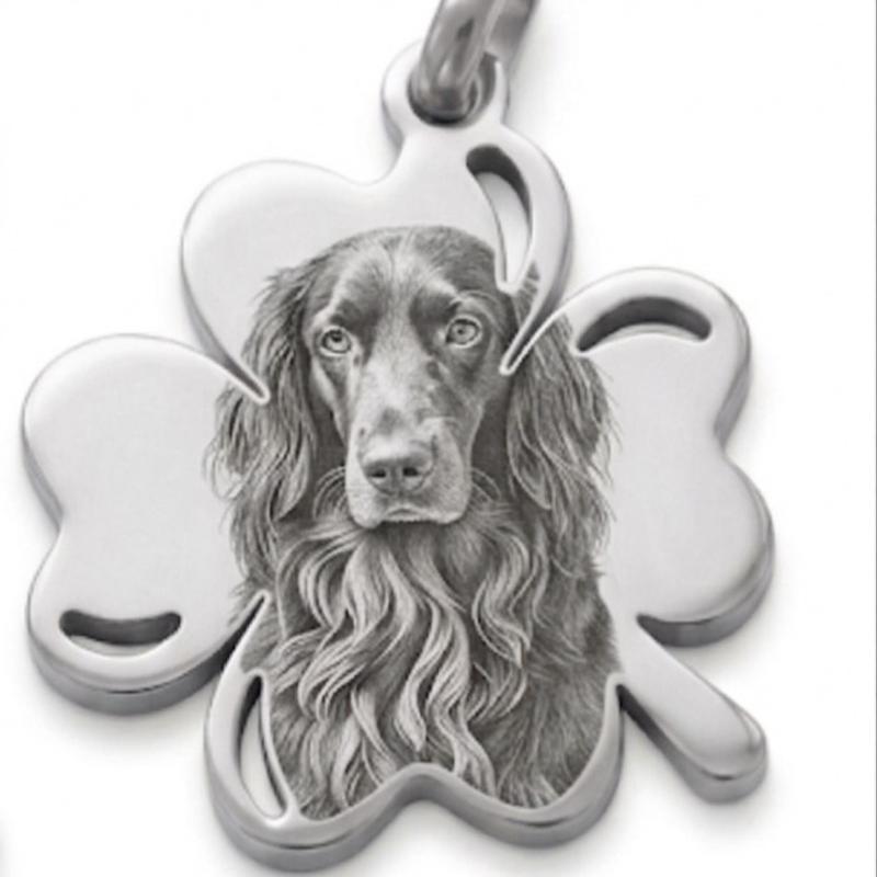 Collana con Targhetta Personalizzata con Foto per Persone e Animali Design Unico e Dettagliato