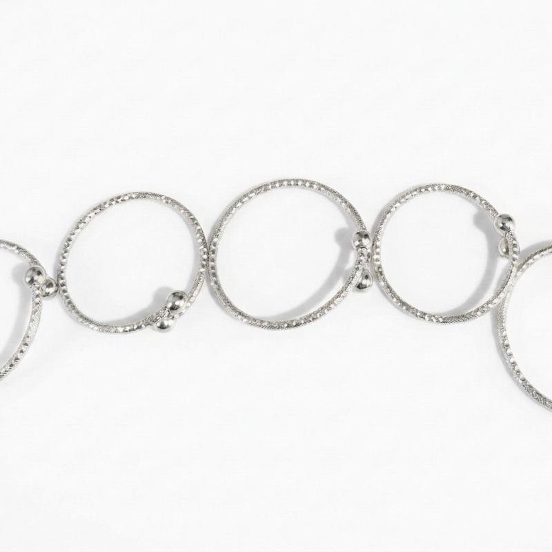 Set di Fedine Martellate Regolabili in Acciaio Inossidabile per Accessori di Moda Eleganti e Duraturi