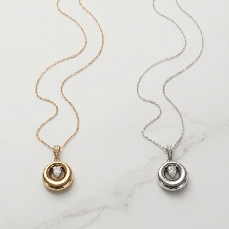 Collana Sospiro – Acciaio 316L (Gold & Silver)