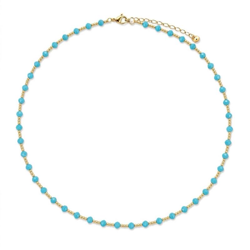 Collana Solea in Acciaio e Perline Elegante e Versatile per Look Minimalista Accessorio Essenziale per Guardaroba Estivo