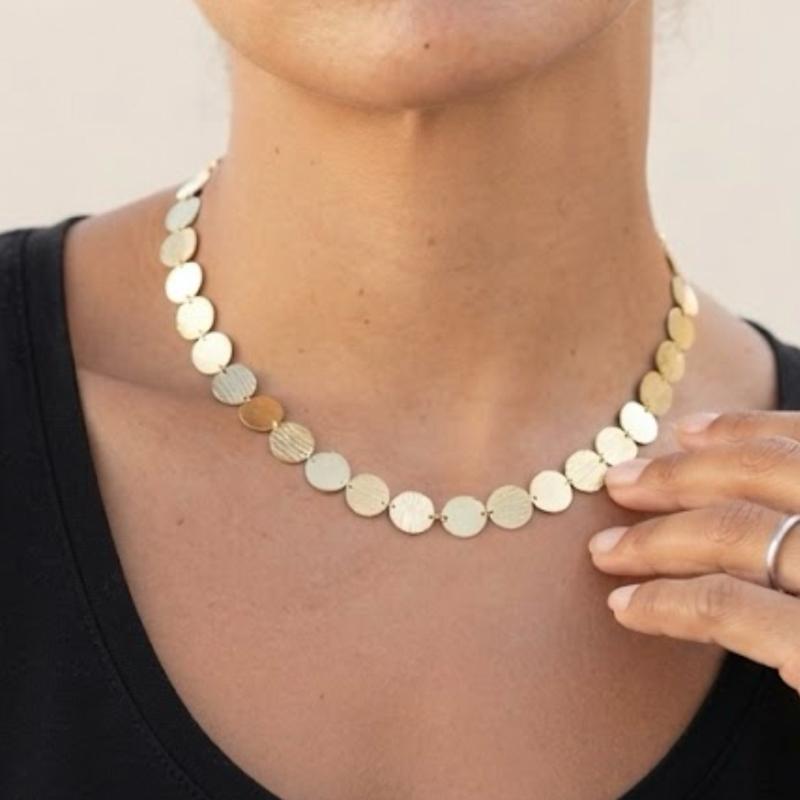 Collana Soleil in acciaio inossidabile