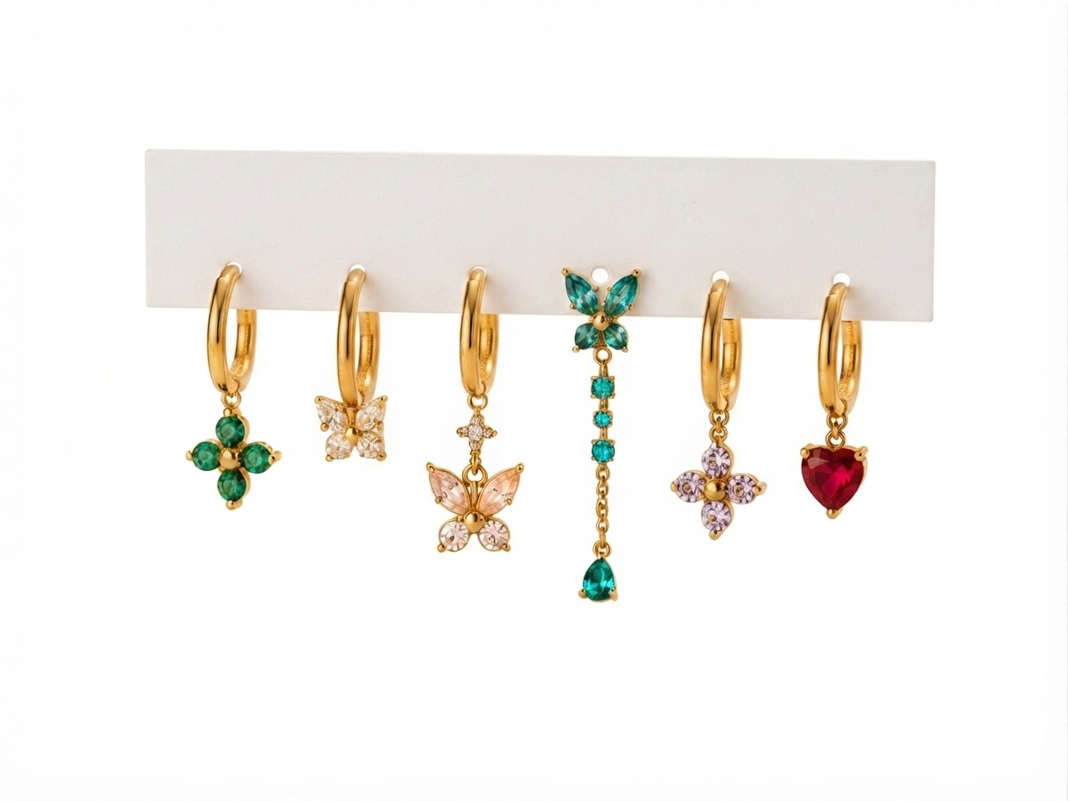 Set orecchini Pastel Butterfly