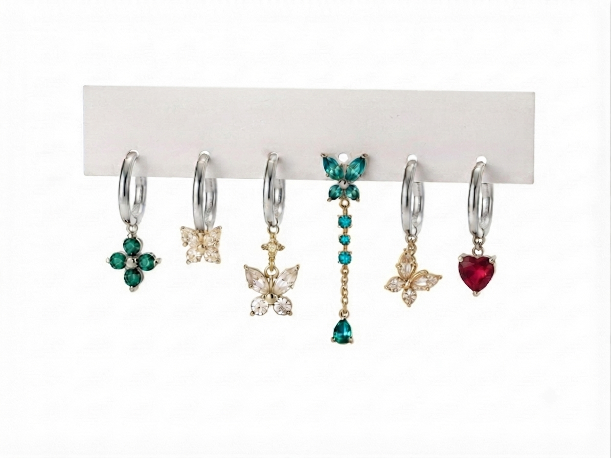 Set orecchini Pastel Butterfly