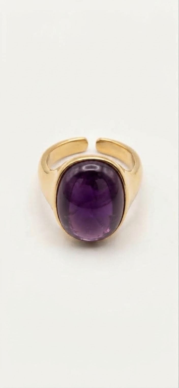 Anello Enigma regolabile in acciaio inossidabile