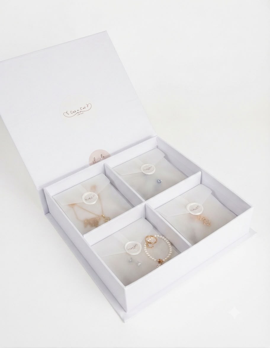 Mistery Box – 4 Gioielli a Sorpresa in Acciaio Inox