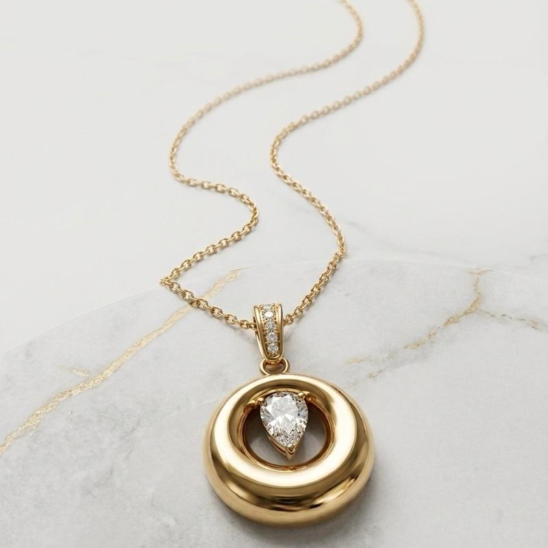 Collana Sospiro – Acciaio 316L (Gold & Silver)