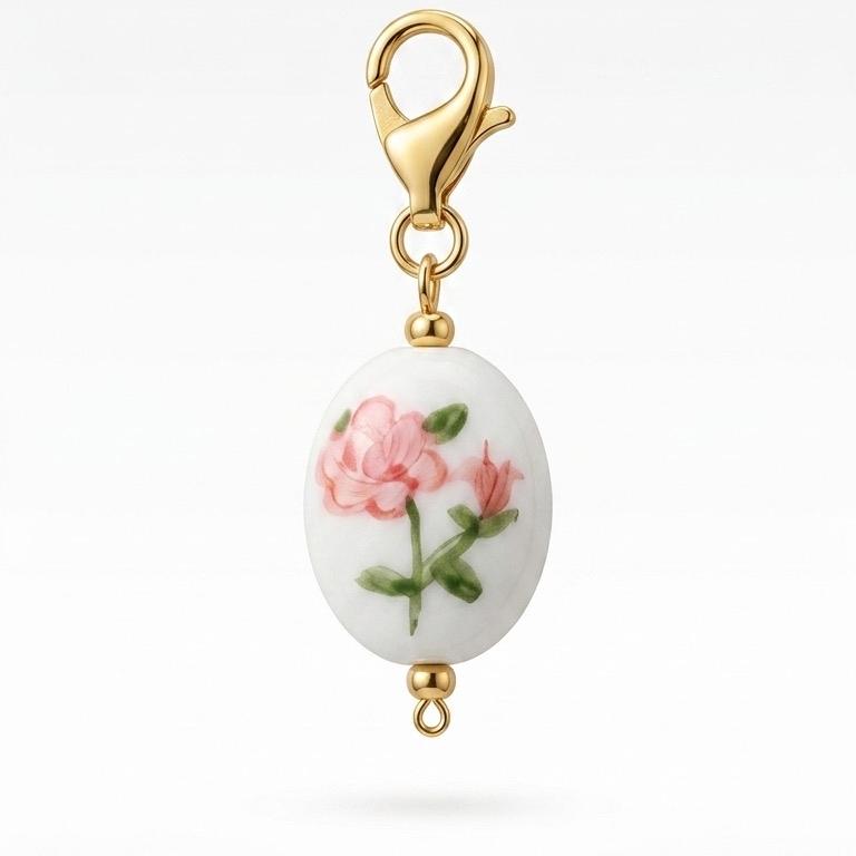 Charms con moschettone in acciaio inossidabile adatte ad ogni tipo di collana o bracciale