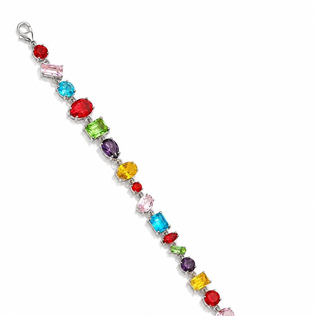 Bracciale Royal in acciaio e Cristalli, elegante e sofisticato