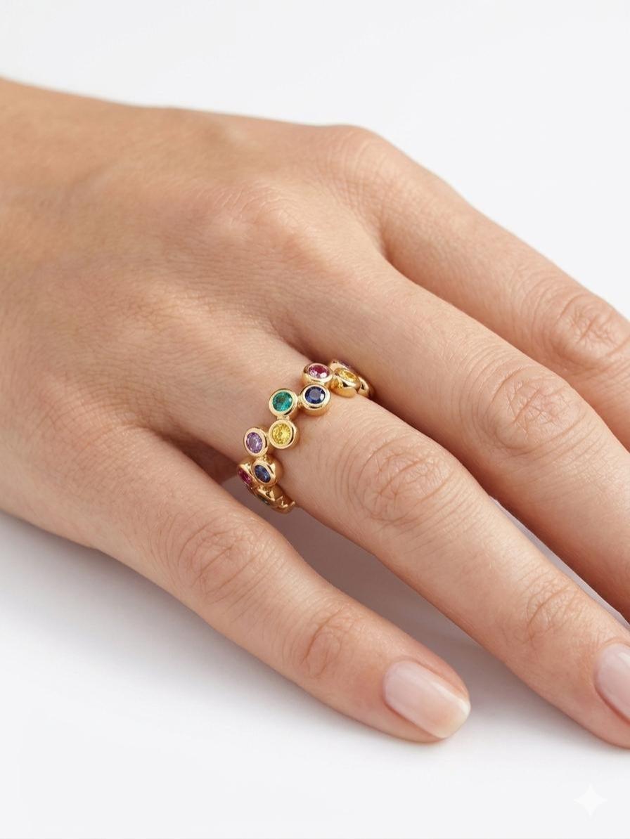 Anello Plissé in acciaio inossidabile