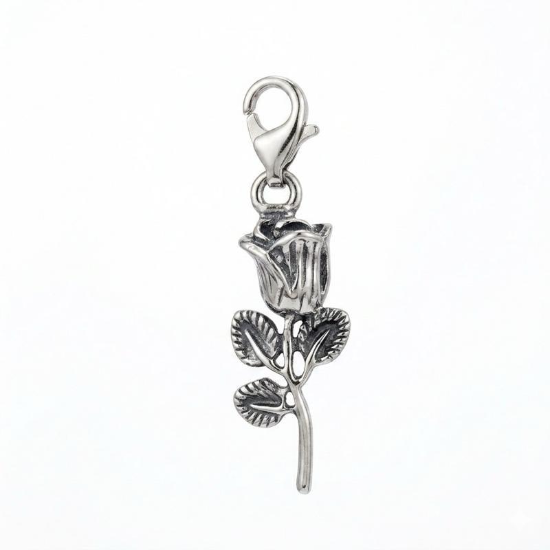 Charms con moschettone in acciaio inossidabile adatte ad ogni tipo di collana o bracciale