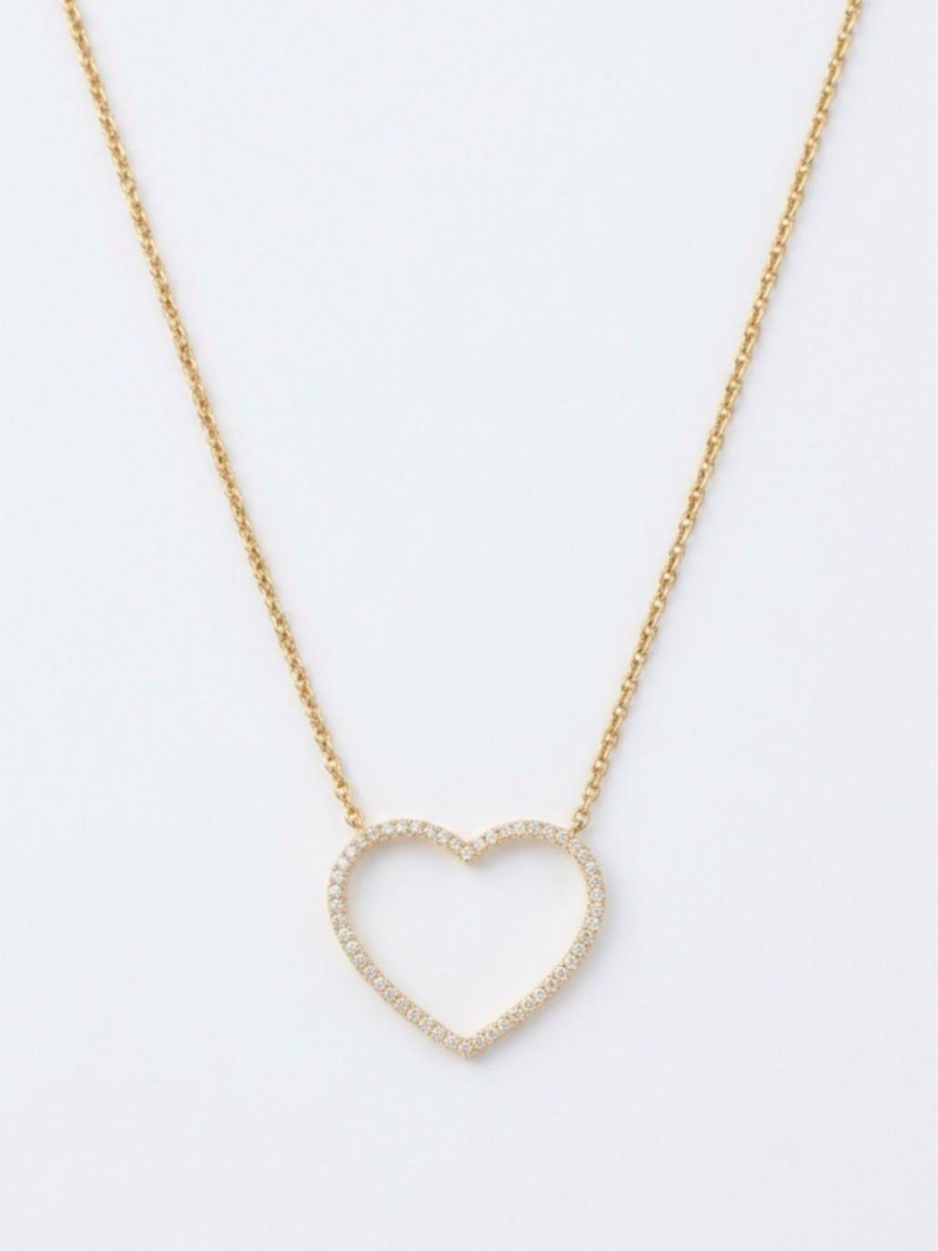 Collana Amour in acciaio e cristalli  – L'essenza dell'amore in un design senza tempo