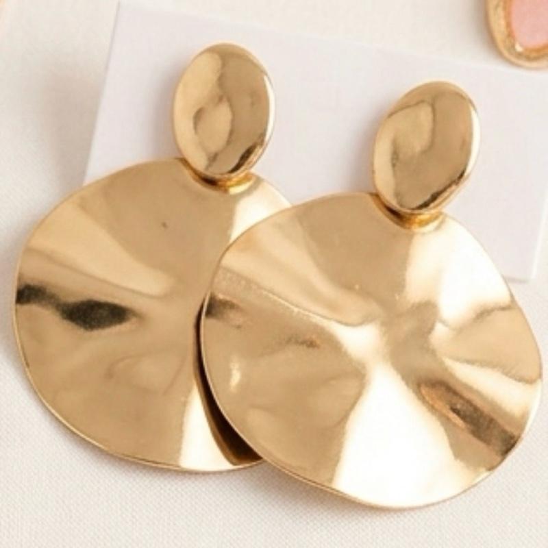 Orecchini Fluid Gold collezione Golden in acciaio eleganti e sofisticati per un look moderno e chic