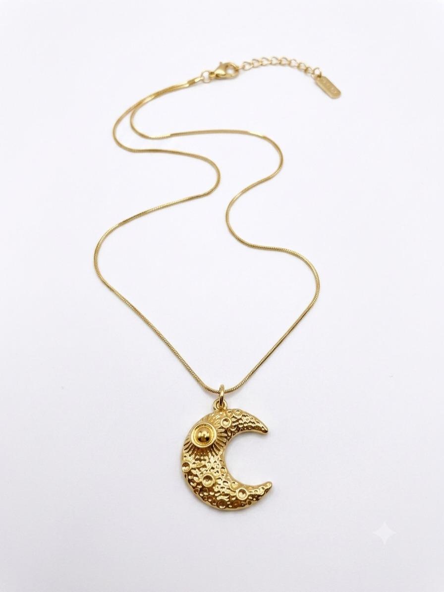 Collana Moon in acciaio