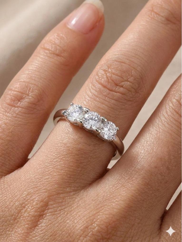 Anello Trilogy Regolabile Nadir – Disponibile in silver e gold