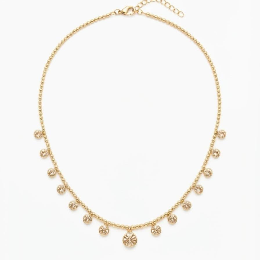 Collana Aurelia in acciaio e zirconi
