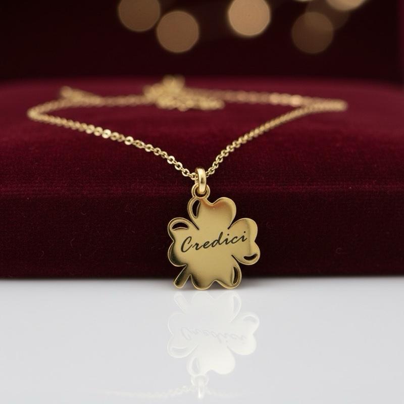 Collana Personalizzabile in Acciaio Inossidabile con Ciondolo da Incidere. Incisione Unisex
